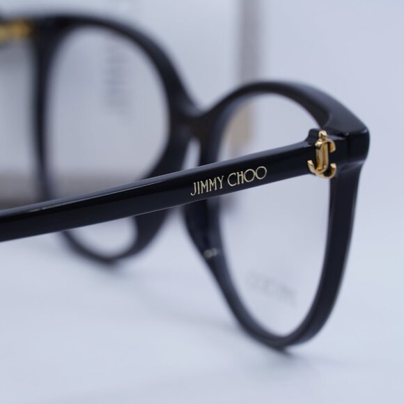 Final Price! Jimmy Choo JC309 0DXF 00 Black Eyeglasses 53mm main image 11